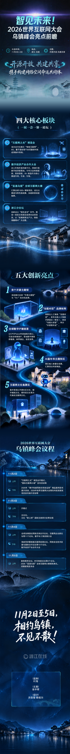 智見未來!2026世界互聯網大會烏鎮峯會亮點前瞻