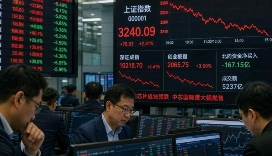 中國科技股階段性回調 專家稱主因是交易擁擠後的風險出清