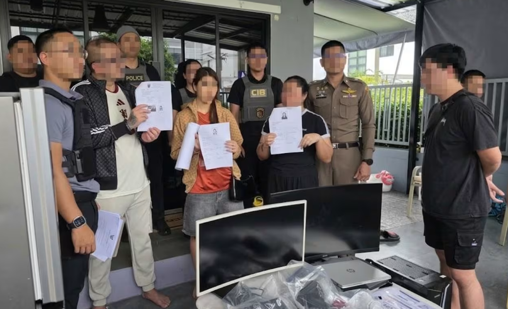 新泰警方聯手搗毀跨國賣淫招募網路 四名嫌疑人在泰國落網