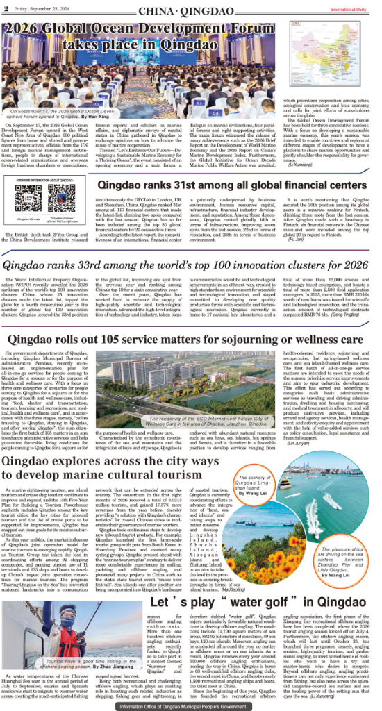 International Daily News-CHINA QINGDAO