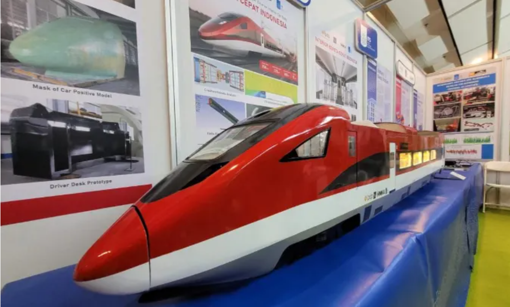 印尼發佈國產紅白高速列車設計方案 擬服務雅加達至泗水通道