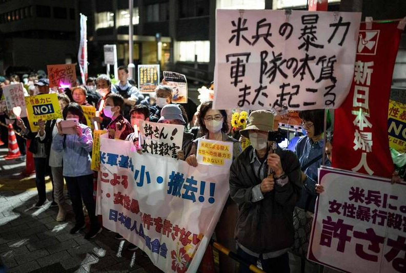 駐日美軍陸戰隊員涉嫌殺害沖繩女子遭起訴 日本檢討美軍基地外行爲規範